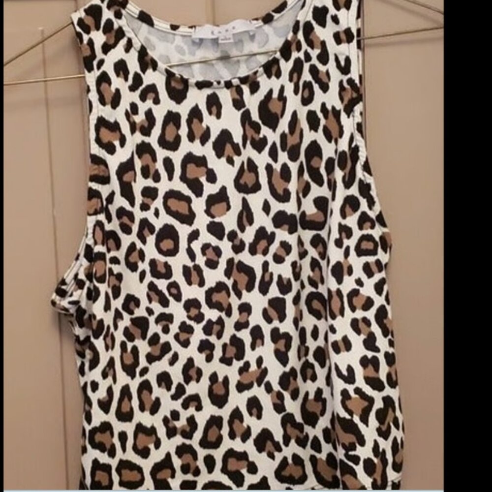 Crop Top Animal Print Large